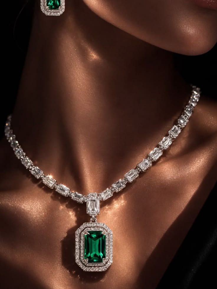 Imperial Emerald Rivière & Studs